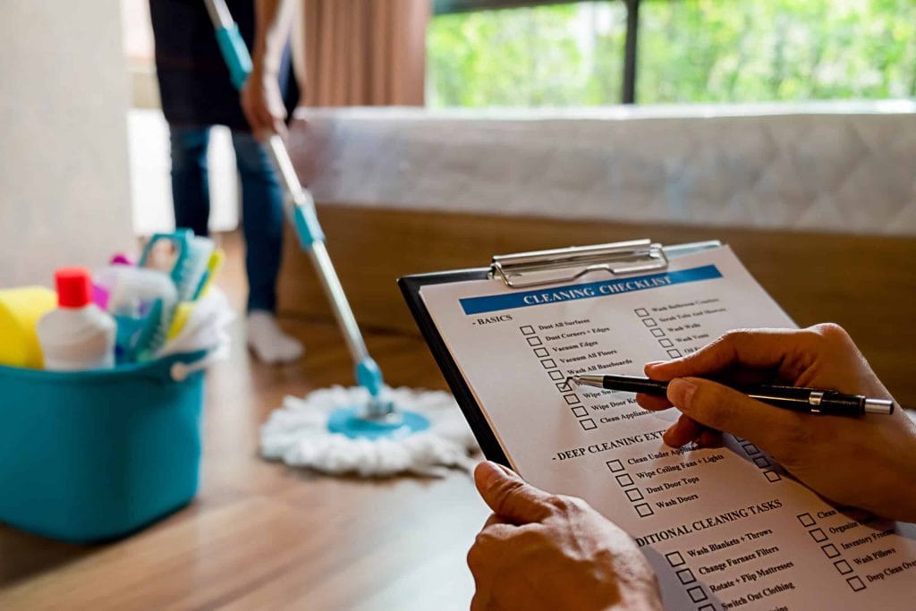 planning a cleaning strategy