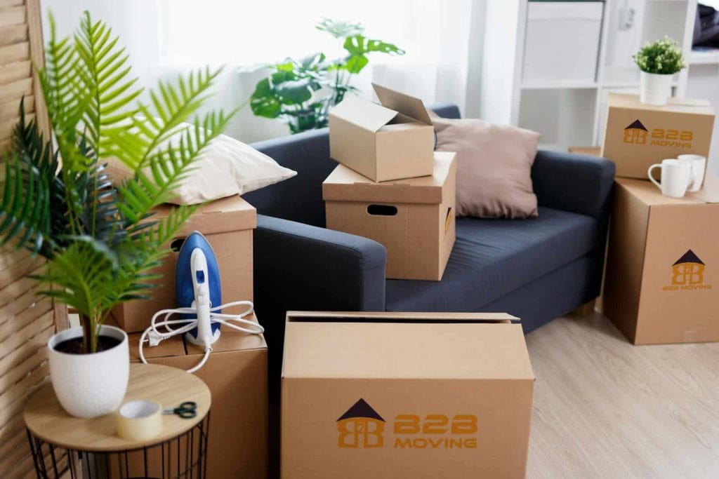 decluttering before move lower moving costs