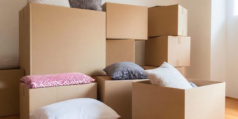 large moving boxes for bulky items like pillows
